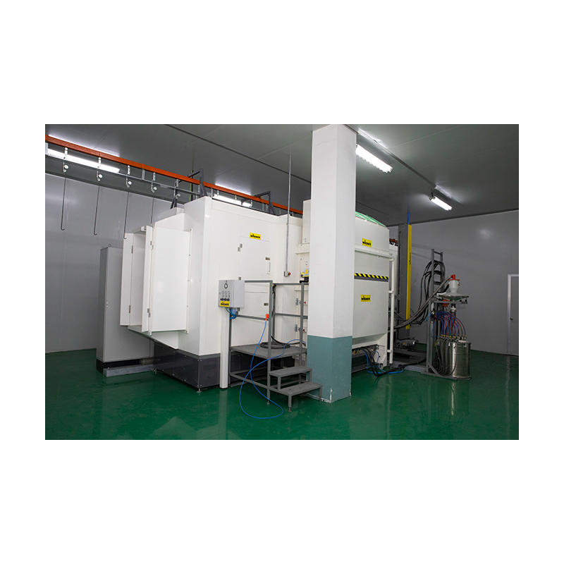 Sala de pulverización de máquinas alternativas automáticas